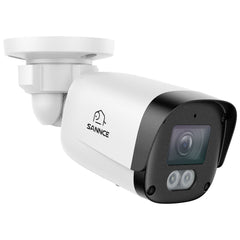 EQ500 3K 5MP Outdoor PoE Security Camera, AI Human & Vehicle Detection, IP67 Waterproof, microSD Card Slot, Two-Way Audio, Built-in Siren & Alarm