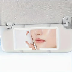 SANNCE Portable LED Car Vanity Mirror, Detachable Design with Soft Lighting, Perfect for Quick Touch-Ups, Fits Most Vehicle Models