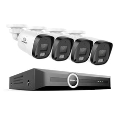 SANNCE 3MP 8 Channel PoE Outdoor Security Camera System, 6MP NVR, S+265., Smart Motion Detection, Smart Playback, Smart Notification with Image Attached