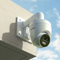 Soporte de pared metálico de alta resistencia compatible con cámaras de seguridad tipo turret