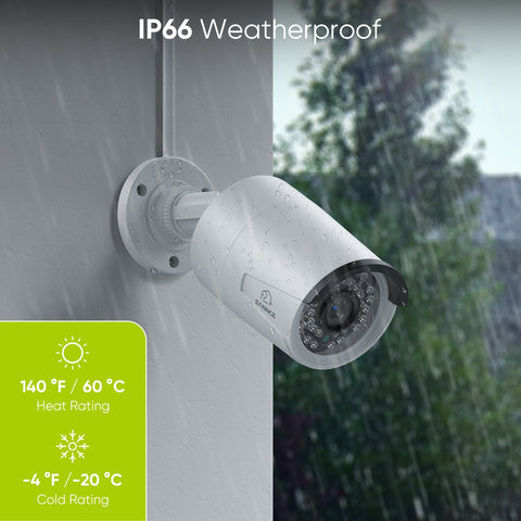 4K 8-Channel PoE Security Camera System, 8MP 10CH NVR 4 3MP Bullet CCTV IP Cameras, Audio Recording, Motion Detection