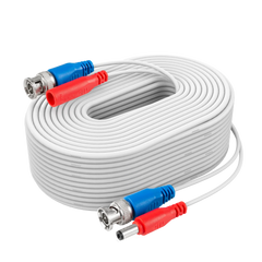 Fire Rated 100% UL-Certified 30 m/100 ft All-in-One BNC Video Power Cables