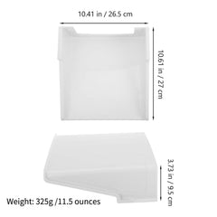 Pack of 4 Universal Sun Rain Shade Camera Cover Shield for SANNCE/ANNKE/Hikvision/Nest/Ring/Arlo/Dome/Bullet Outdoor Camera - White