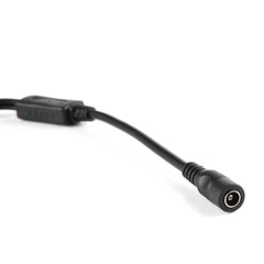 One-Quarter Power Cord, 330mm Long, With Wire File, Multi-Stranded Bare Copper Core, 5.5*2.1 Tuning Fork Connector