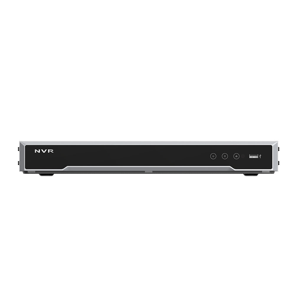 4K 8 Channel PoE NVR, Up to 32MP Resolution, USB 3.0 Interface, Supports Thermal/Fisheye/People Counting/Heatmap/ANPR Cameras