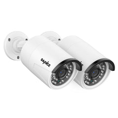 Certified Refurbished 5MP Super HD PoE Security Outdoor IP Camera w/ Audio Recording for SANNCE NVR N98PBD/N96PBK (2-Pack)