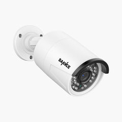 Certified Refurbished 5MP Super HD PoE Security Outdoor IP Camera w/ Audio Recording for SANNCE NVR N98PBD/N96PBK (2-Pack)