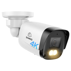 FX800 - 4K POE Security Camera w/ Audio, SD Card Slot, AI Detection, Wider-Angle, Dual-Light Color Night Vision, IP67 Waterproof