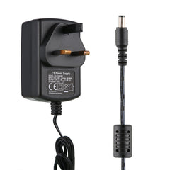 12V 2A UK Power Supply Power Adapter, UL-Listed, Power Cord with 5.5x2.1mm Tips, AC 100-240V to DC 12V 2A Transformers for LED Strip Lights, CCTV Camera, Security DVR System, Routers, Home Appliances
