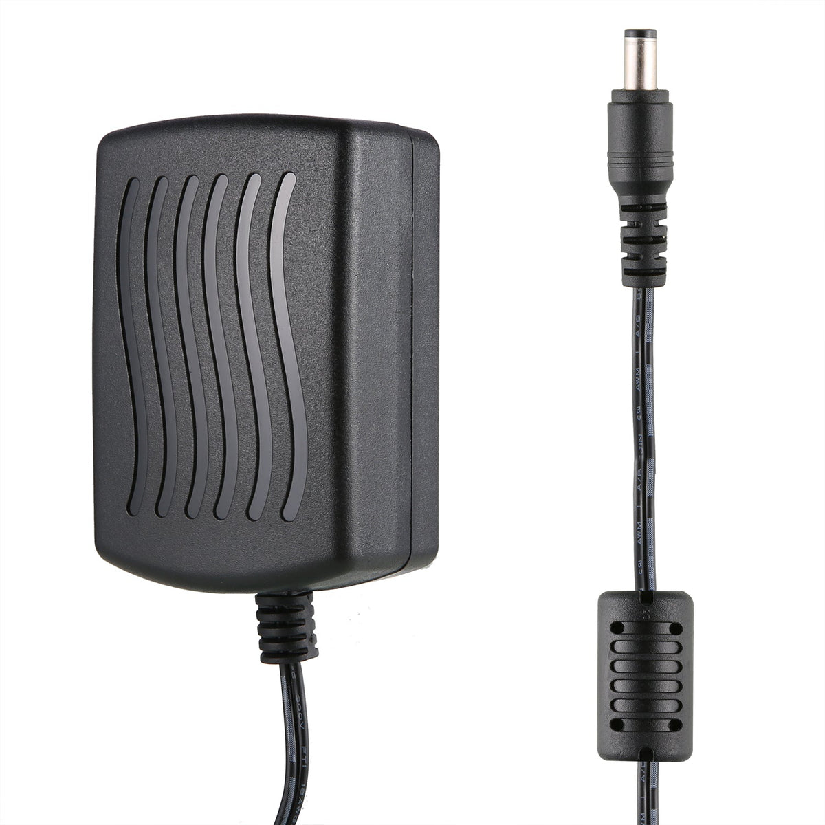 12V 2A US Power Supply Power Adapter, UL-Listed, Power Cord with 5.5x2.1mm Tips, AC 100-240V to DC 12V 2A Transformers for LED Strip Lights, CCTV Camera, Security DVR System, Routers, Home Appliances