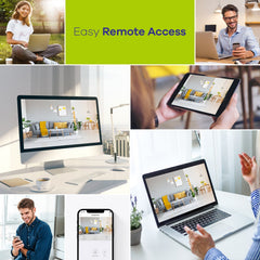 3MP 10-Channel Wireless Security Camera System, 8MP NVR, 3MP WiFi IP Cameras, Audio Recording, IP66 Waterproof, Smart AI Human Detection, Work With Alexa