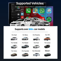 Wireless Carplay Adapter, Converts Wired to Wireless carplay Adapter for iPhone, Wireless Control Plug & Play Carplay for Cars from 2016 & for Apple iPhone iOS 10+ and Android 11