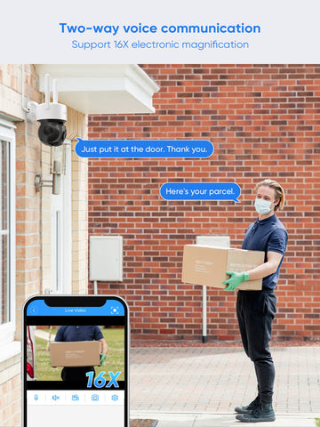 SANNCE 8MP 10-Channel Wireless CCTV PT & Bullet Camera System, 8MP NVR, 3MP Pan & Tilt WiFi IP Cameras, Audio Recording, AI Human Detection, Work With Alexa £¨4xPTZ camera, 2xBullet camera and 8MP 10CH NVR)