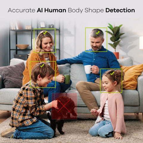 3MP 10-Channel Wireless Security Camera System, 8MP NVR, 3MP WiFi IP Cameras, Audio Recording, IP66 Waterproof, Smart AI Human Detection, Work With Alexa
