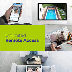 4K 8-Channel PoE Security Camera System, 8MP 10CH NVR 4 3MP Bullet CCTV IP Cameras, Audio Recording, Motion Detection