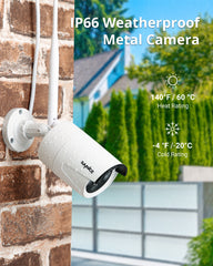SANNCE 5MP 10-Channel Wireless CCTV PT & Bullet Camera System, 8MP NVR, 3MP Pan & Tilt WiFi IP Cameras, Audio Recording, AI Human Detection, Work With Alexa (4xPTZ camera, 4xBullet camera and 8MP 10CH NVR)