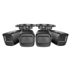 Certified Refurbished 2MP 4pcs Outdoor Bullet CCTV Cameras, Smart Human / Vehicle / Motion Detection(4-Pack)