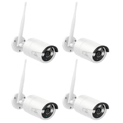5MP Wireless Security Camera, 4PCS WiFi IP Cameras for SANNCE N48WHE/N98WHE/N44WEF/N98WHG NVR, AI Human Detection, Work with Alexa, 100ft Night Vision, Remote Access & Smart Motion Alerts