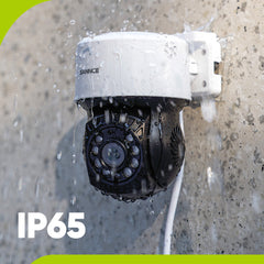 5MP 8 Channel PT Security Camera System - Hybrid 5-in-1 DVR, Pan & Tilt CCTV Camera, 100 ft Night Vision, Motion Detection, Outdoor, Waterproof