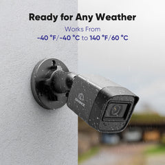 5MP 8-Channel Wired Security DVR System with 6pcs 2MP Outdoor Bullet CCTV Cameras, Smart Human / Vehicle / Motion Detection