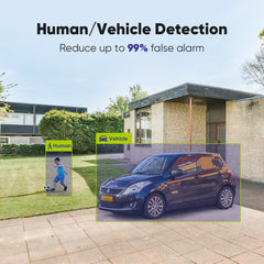 8 Channel 5MP Wired Security Camera System - Hybrid DVR, 8pcs 2MP Turret Cameras, Outdoor & Indoor, Smart Motion Detection, Remote Access