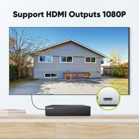 Certified Refurbished, 1080P 8 Channel Security DVR - Hybrid 5-in-1 Video Recorder, Smart Motion Detection, Smart Playback & USB Backup