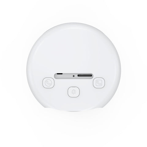 SANNCE 2K Battery Powered Wire-Free IP Camera with 2.4 inch Screen, Soft Night Light, One Click Call, Two-Way Audio WiFi Baby Monitor for Home Security Dog/Cat/Puppy, Night Vision, AI Motion Detection