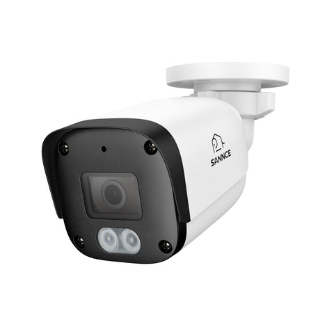 EH500 - 5MP 8 Channel PoE Security System, 6MP NVR, S+265., Human & Vehicle Detection, Color Night Vision, Smart Playback, IP67, Audio Recording, Smart Notification with Image Attached