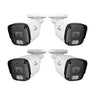 4PCS 5MP Full HD PoE IP Security Camera, Night Vision, Advanced Detection, IP67 Waterproof