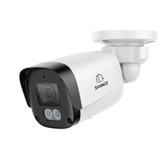 2PCS 5MP Full HD PoE IP Bullet Security Camera, Two-Way Communication
