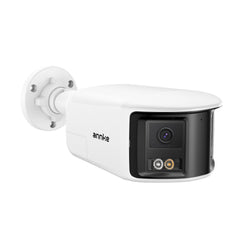 FCD800 - 8MP UHD Dual-Lens Outdoor PoE Security Camera, 180° Panoramic View, Smart Dual Light Night Vision, Two-Way Audio, Active Siren & Alarm, Human & Vehicle Detection, IP67