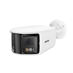 FCD800 - 8MP UHD Dual-Lens Outdoor PoE Security Camera, 180° Panoramic View, Smart Dual Light Night Vision, Two-Way Audio, Active Siren & Alarm, Human & Vehicle Detection, IP67