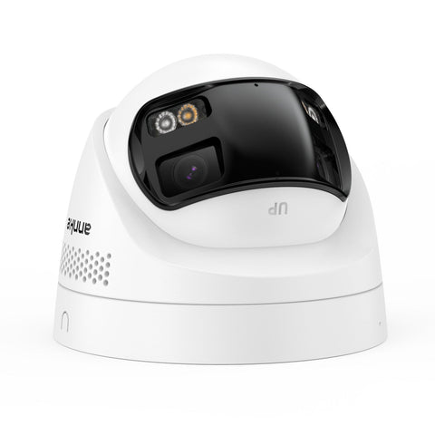 FCD800 - 8MP UHD Dual-Lens Outdoor PoE Security Camera, 180° Panoramic View, Smart Dual Light Night Vision, Two-Way Audio, Active Siren & Alarm, Human & Vehicle Detection, IP67