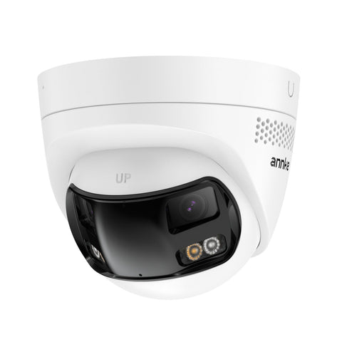 FCD800 - 8MP UHD Dual-Lens Outdoor PoE Security Camera, 180° Panoramic View, Smart Dual Light Night Vision, Two-Way Audio, Active Siren & Alarm, Human & Vehicle Detection, IP67