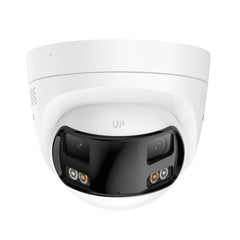 FCD800 - 8MP UHD Dual-Lens Outdoor PoE Security Camera, 180° Panoramic View, Smart Dual Light Night Vision, Two-Way Audio, Active Siren & Alarm, Human & Vehicle Detection, IP67