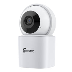 Camstro Video Monitors, 5MP Super HD Indoor PT WiFi IP Camera - Pan & Tilt, Day Night Vision, Two-way Audio
