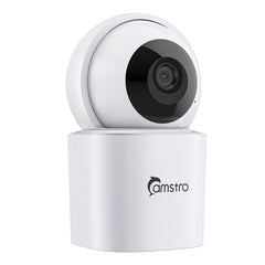 Camstro Video Monitors, 5MP Super HD Indoor PT WiFi IP Camera - Pan & Tilt, Day Night Vision, Two-way Audio