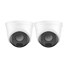 Certified Refurbished 2PCS 3MP Full HD PoE IP Bullet Security Camera, Two-Way Communication