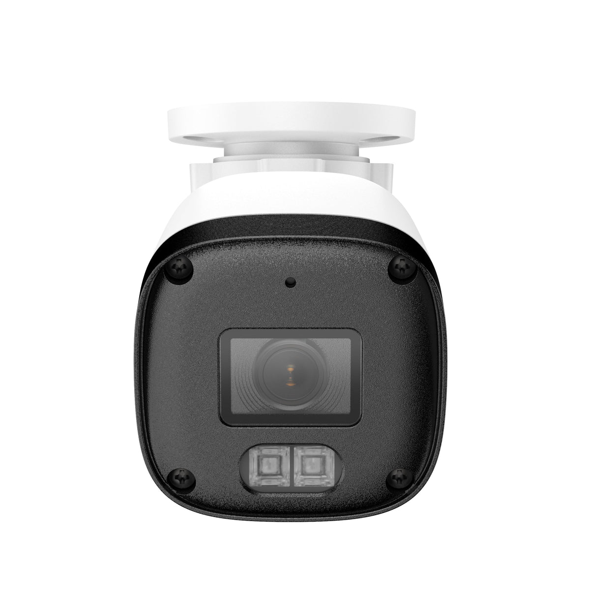 2PCS 3MP Ultra HD PoE Bullet Cameras with F1.0 Full-Color Night Vision, 1/10000 Lux Low-Light Clarity & Two-Way Audio