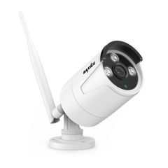 5MP 16-Channel Wireless CCTV System, 8MP NVR, WiFi IP Cameras, AI Audio, Human Detection, Works with Alexa (1x4MP Dual-Lens Camera + 4x3MP Night Vision Cameras)