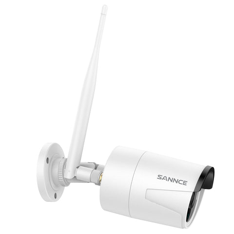 Certified Refurbished, 5MP Wireless Security Camera, 2Pcs WiFi IP Cameras for SANNCE N48WHE NVR, AI Human Detection, Work with Alexa, 100ft Night Vision, Remote Access & Smart Motion Alerts