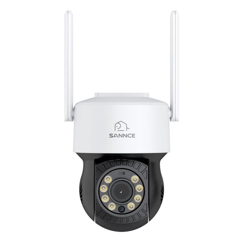 5MP 16-Channel Wireless CCTV System, 8MP NVR, PT WiFi Cameras, AI Audio, Human Detection, Work With Alexa (2xPT Cameras + 1x4MP Dual-Lens Wide-Angle Camera)