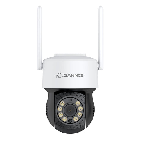 8MP 10-Channel 4 PCS Wireless PT Security Camera System, Pan & Tilt, Two-Way Audio, IP66 Waterproof, Smart AI Human Detection, Work With Alexa