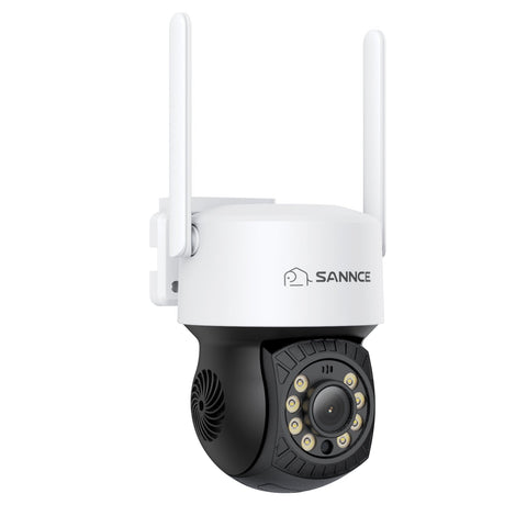 8MP 10-Channel 8 PCS Wireless PT Security Camera System, Pan & Tilt, Two-Way Audio, IP66 Waterproof, Smart AI Human Detection, Work With Alexa