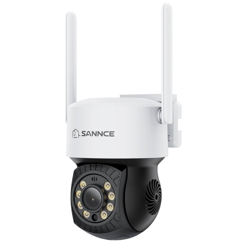5MP 16-Channel Wireless CCTV PT Camera System, 8MP NVR, 5MP Pan & Tilt 10Pcs WiFi IP Cameras, Audio Recording, AI Human Detection, Work With Alexa