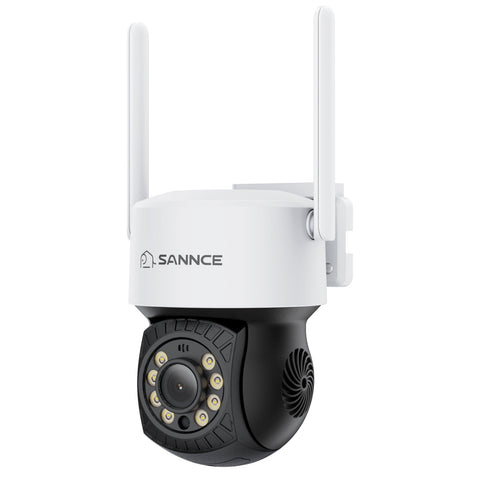 3MP 16-Channel Wireless CCTV PT & Bullet Camera System, 8MP NVR, 3MP Pan & Tilt WiFi IP Cameras, Audio Recording, AI Human Detection, Work With Alexa (6xPT Camera, 6xBullet Camera and 8MP 16CH NVR)