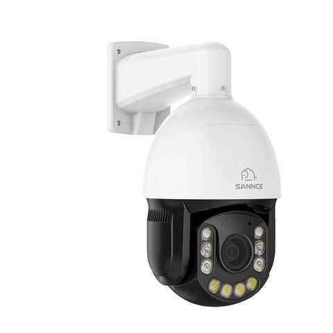 4K 8MP Outdoor PTZ PoE Security Camera - 20X Optical Zoom, AI Human & Vehicle Detection, Smart Tracking, Two-Way Audio, ONVIF, IP66 Waterproof