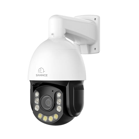 4K 8-Channel PoE Security NVR System with 3PCS 8MP Cameras, 1X 20X PTZ + 2X Bullet IP Cameras, Auto Tracking, Two-Way Audio, Night Vision