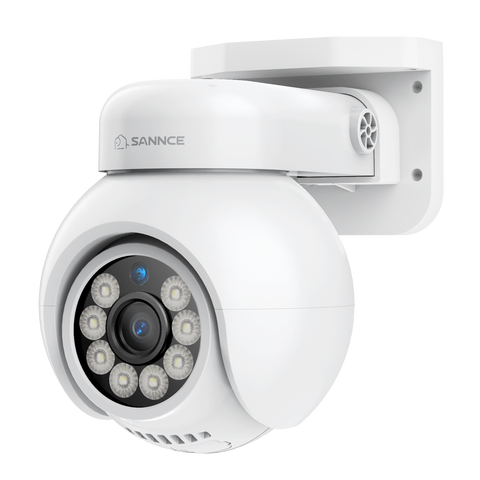 4K 8-Channel PoE Security NVR System with 9PCS 8MP Cameras, 1X 20X PTZ + 4X Bullet + 4X PT IP Cameras, Auto Tracking, Two-Way Audio, Night Vision