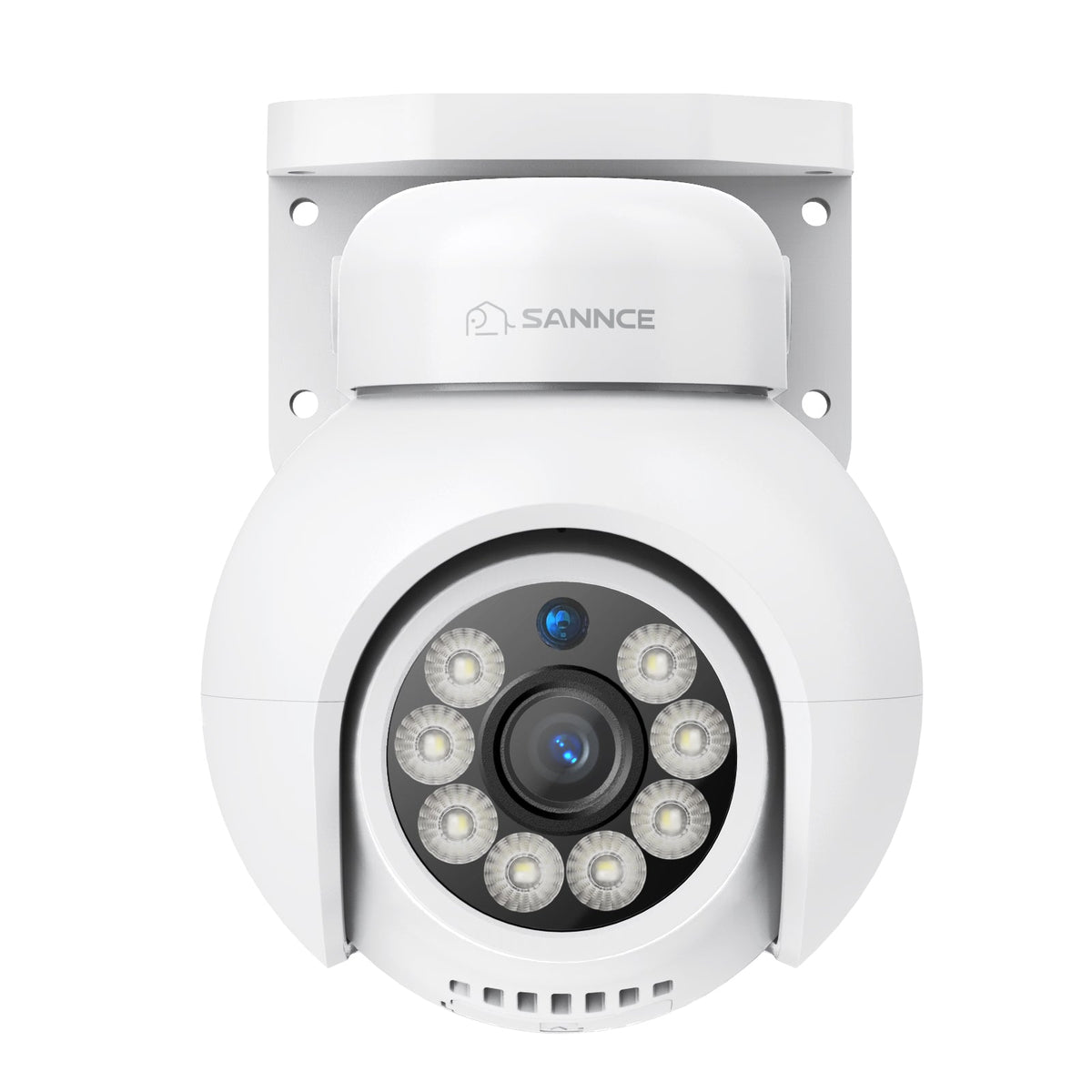 4K UHD PoE Security Outdoor PT IP Camera - Pan & Tilt, AI Vehicle Detection, Two-way Audio, Up to 256GB microSD Card Storage, ONVIF Compliant, Compatible with SANNCE N98PBD/N96PBK